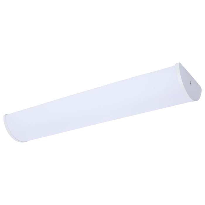 SATCO/NUVO Crispo LED 25 Inch Vanity CCT Selectable 2700K/3000K/3500K/4000K/5000K White Finish (62-1873)