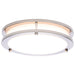SATCO/NUVO Glamour LED 10 Inch Flush Mount CCT Selectable 2700K/3000K/3500K/4000K/5000K Brushed Nickel Finish (62-1875)