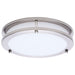 SATCO/NUVO Glamour LED 10 Inch Flush Mount CCT Selectable 2700K/3000K/3500K/4000K/5000K Brushed Nickel Finish (62-1875)