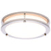 SATCO/NUVO Glamour LED 10 Inch Flush Mount CCT Selectable 2700K/3000K/3500K/4000K/5000K Brushed Nickel Finish (62-1875)