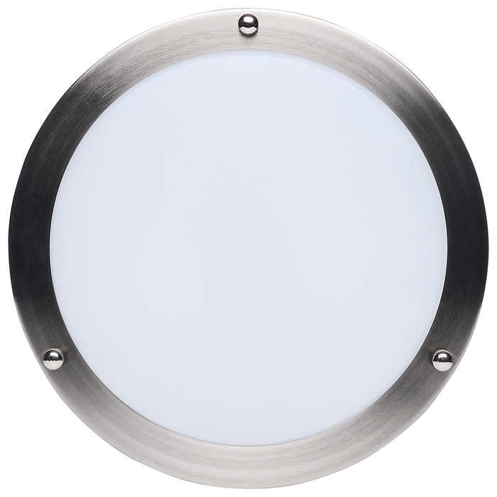 SATCO/NUVO Glamour LED 10 Inch Flush Mount CCT Selectable 2700K/3000K/3500K/4000K/5000K Brushed Nickel Finish (62-1875)