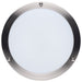 SATCO/NUVO Glamour LED 10 Inch Flush Mount CCT Selectable 2700K/3000K/3500K/4000K/5000K Brushed Nickel Finish (62-1875)