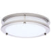 SATCO/NUVO Glamour LED 10 Inch Flush Mount CCT Selectable 2700K/3000K/3500K/4000K/5000K Brushed Nickel Finish (62-1875)