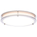 SATCO/NUVO Glamour LED 13 Inch Flush Mount CCT Selectable 2700K/3000K/3500K/4000K/5000K Brushed Nickel Finish (62-1876)