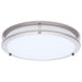 SATCO/NUVO Glamour LED 13 Inch Flush Mount CCT Selectable 2700K/3000K/3500K/4000K/5000K Brushed Nickel Finish (62-1876)