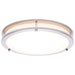 SATCO/NUVO Glamour LED 13 Inch Flush Mount CCT Selectable 2700K/3000K/3500K/4000K/5000K Brushed Nickel Finish (62-1876)