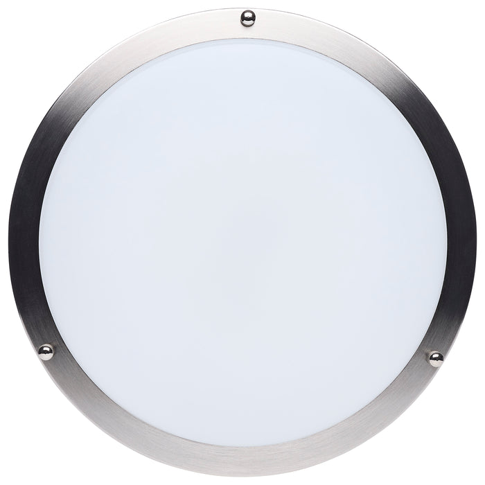 SATCO/NUVO Glamour LED 13 Inch Flush Mount CCT Selectable 2700K/3000K/3500K/4000K/5000K Brushed Nickel Finish (62-1876)