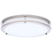 SATCO/NUVO Glamour LED 13 Inch Flush Mount CCT Selectable 2700K/3000K/3500K/4000K/5000K Brushed Nickel Finish (62-1876)