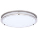 SATCO/NUVO Glamour LED 17 Inch Flush Mount CCT Selectable 2700K/3000K/3500K/4000K/5000K Brushed Nickel Finish (62-1877)