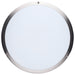 SATCO/NUVO Glamour LED 17 Inch Flush Mount CCT Selectable 2700K/3000K/3500K/4000K/5000K Brushed Nickel Finish (62-1877)