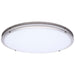 SATCO/NUVO Glamour LED 24 Inch Flush Mount CCT Selectable 2700K/3000K/3500K/4000K/5000K Brushed Nickel Finish (62-1878)