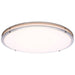 SATCO/NUVO Glamour LED 24 Inch Flush Mount CCT Selectable 2700K/3000K/3500K/4000K/5000K Brushed Nickel Finish (62-1878)