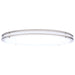 SATCO/NUVO Glamour LED 24 Inch Flush Mount CCT Selectable 2700K/3000K/3500K/4000K/5000K Brushed Nickel Finish (62-1878)
