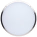 SATCO/NUVO Glamour LED 24 Inch Flush Mount CCT Selectable 2700K/3000K/3500K/4000K/5000K Brushed Nickel Finish (62-1878)