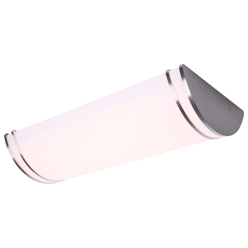 SATCO/NUVO Glamour LED 25 Inch Linear Flush Mount CCT Selectable 2700K/3000K/3500K/4000K/5000K Brushed Nickel Finish (62-1879)