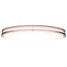 SATCO/NUVO Glamour LED 32 Inch Oval Flush Mount CCT Selectable 2700K/3000K/3500K/4000K/5000K Brushed Nickel Finish (62-1881)