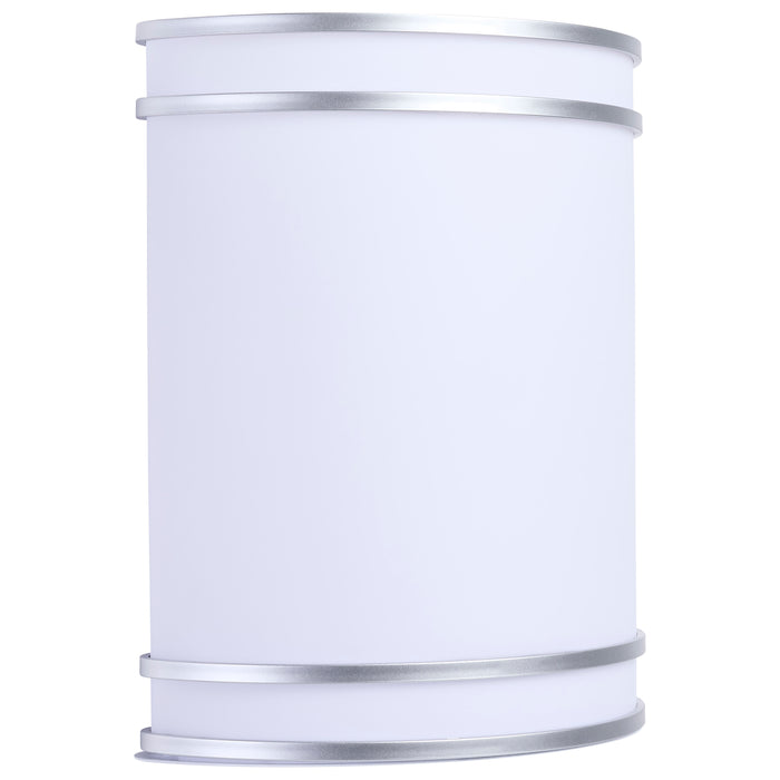 SATCO/NUVO Glamour LED Wall Sconce CCT Selectable 2700K/3000K/3500K/4000K/5000K Brushed Nickel Finish (62-1885)