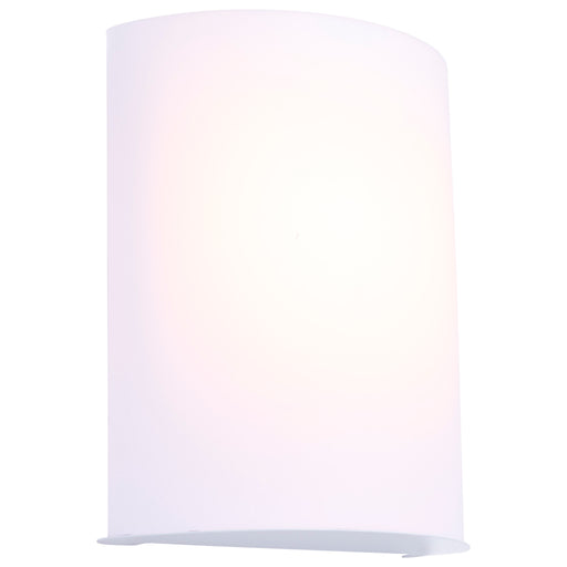 SATCO/NUVO Crispo LED Wall Sconce CCT Selectable 2700K/3000K/3500K/4000K/5000K White Finish (62-1886)