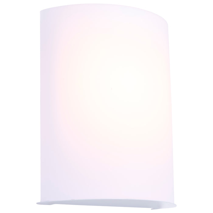 SATCO/NUVO Crispo LED Wall Sconce CCT Selectable 2700K/3000K/3500K/4000K/5000K White Finish (62-1886)
