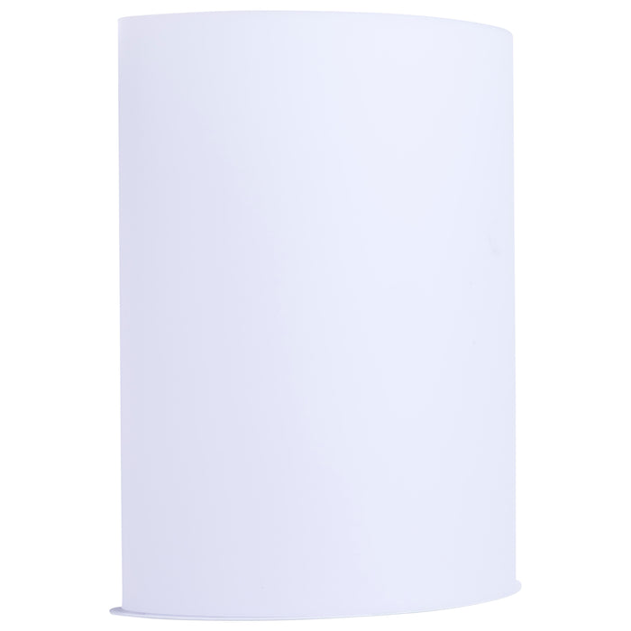 SATCO/NUVO Crispo LED Wall Sconce CCT Selectable 2700K/3000K/3500K/4000K/5000K White Finish (62-1886)
