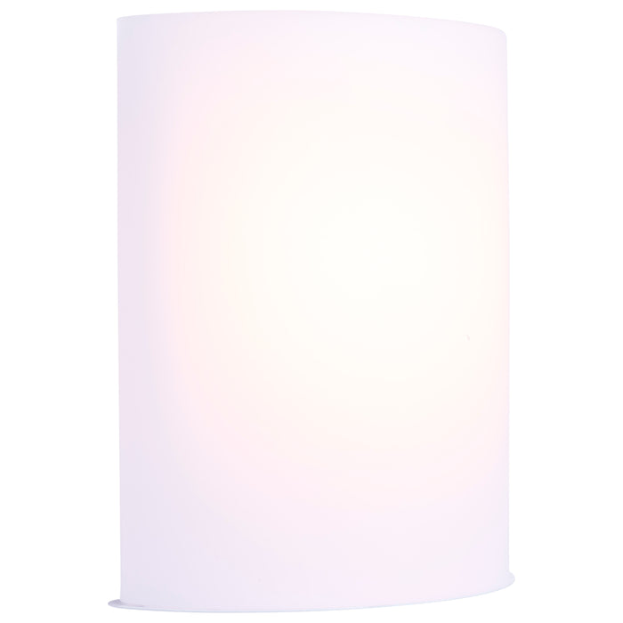 SATCO/NUVO Crispo LED Wall Sconce CCT Selectable 2700K/3000K/3500K/4000K/5000K White Finish (62-1886)