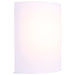 SATCO/NUVO Crispo LED Wall Sconce CCT Selectable 2700K/3000K/3500K/4000K/5000K White Finish (62-1886)