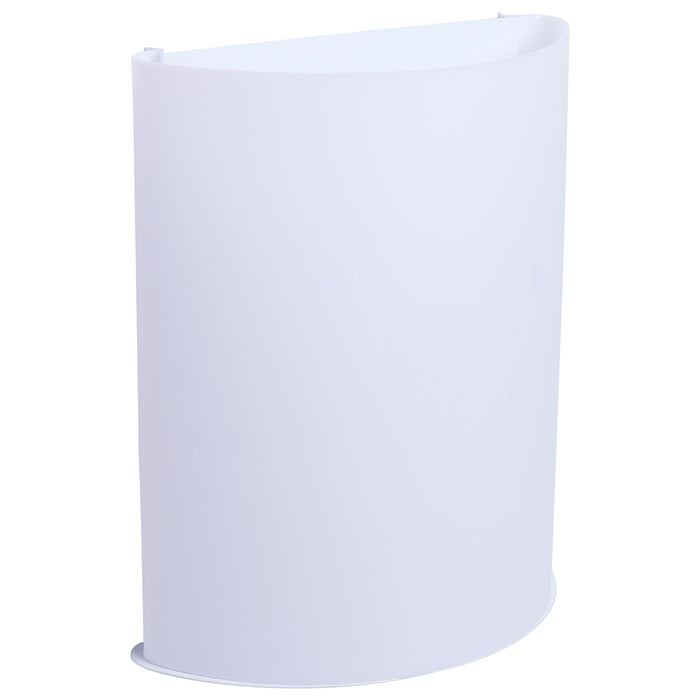 SATCO/NUVO Crispo LED Wall Sconce CCT Selectable 2700K/3000K/3500K/4000K/5000K White Finish (62-1886)