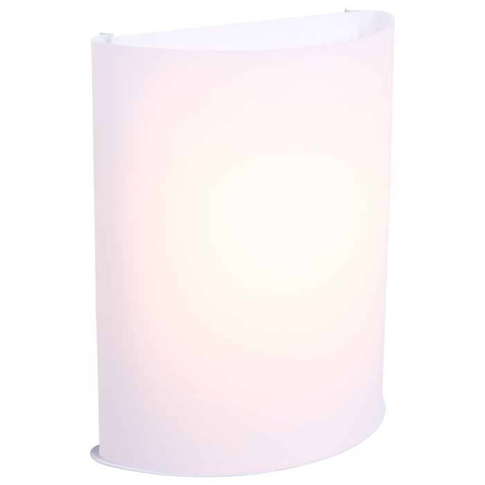 SATCO/NUVO Crispo LED Wall Sconce CCT Selectable 2700K/3000K/3500K/4000K/5000K White Finish (62-1886)