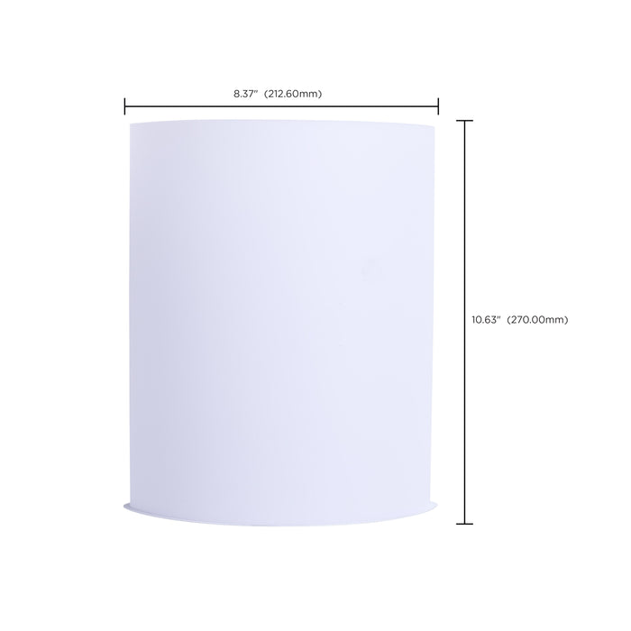 SATCO/NUVO Crispo LED Wall Sconce CCT Selectable 2700K/3000K/3500K/4000K/5000K White Finish (62-1886)