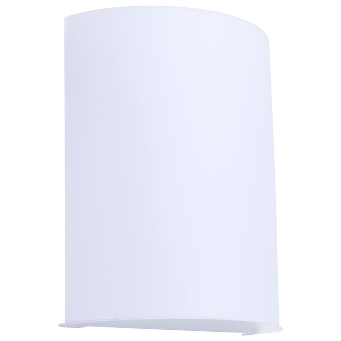 SATCO/NUVO Crispo LED Wall Sconce CCT Selectable 2700K/3000K/3500K/4000K/5000K White Finish (62-1886)