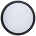 SATCO/NUVO Glamour 13 Inch 25W LED Flush Mount CCT Selectable 2700K/3000K/3500K/4000K/5000K 120V 90 CRI Emergency Battery Black Finish (62-1891)