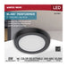 SATCO/NUVO Blink Performer - 8W LED 5 Inch Round Fixture Black Finish 5 CCT Selectable (62-1901)