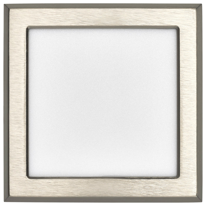 SATCO/NUVO Blink Performer - 8W LED 5 Inch Square Fixture Brushed Nickel Finish 5 CCT Selectable (62-1907)