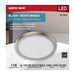 SATCO/NUVO Blink Performer - 11W LED 9 Inch Square Fixture Brushed Nickel Finish 5 CCT Selectable (62-1923)