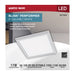 SATCO/NUVO Blink Performer - 11W LED 9 Inch Square Fixture White Finish 5 CCT Selectable (62-1924)