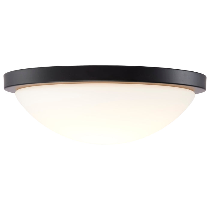 SATCO/NUVO Button 11 Inch LED Flush Mount Fixture Matte Black Finish CCT Selectable 3000K/4000K/5000K 120V (62-1942)