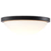SATCO/NUVO Button 11 Inch LED Flush Mount Fixture Matte Black Finish CCT Selectable 3000K/4000K/5000K 120V (62-1942)