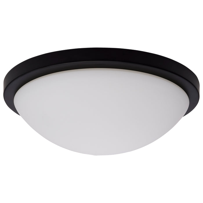 SATCO/NUVO Button 11 Inch LED Flush Mount Fixture Matte Black Finish CCT Selectable 3000K/4000K/5000K 120V (62-1942)