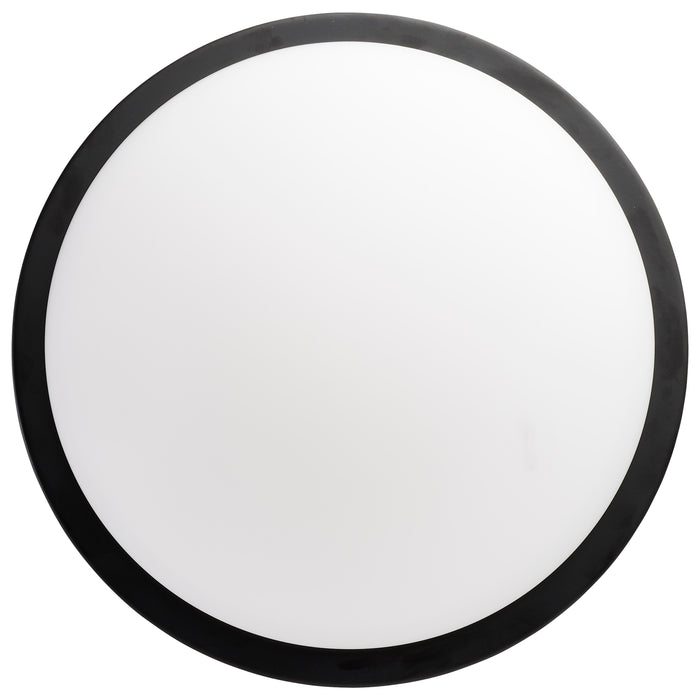SATCO/NUVO Button 11 Inch LED Flush Mount Fixture Matte Black Finish CCT Selectable 3000K/4000K/5000K 120V (62-1942)
