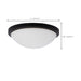 SATCO/NUVO Button 11 Inch LED Flush Mount Fixture Matte Black Finish CCT Selectable 3000K/4000K/5000K 120V (62-1942)
