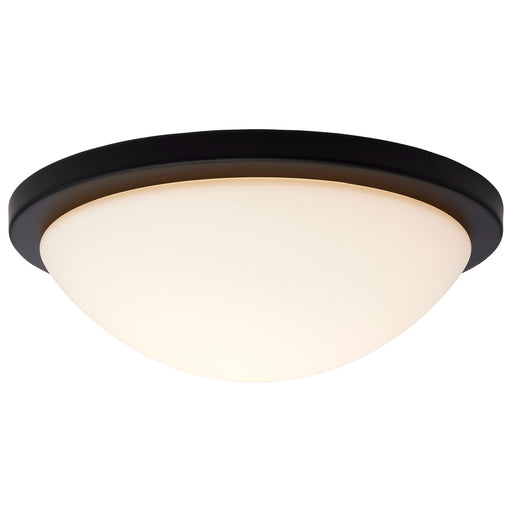 SATCO/NUVO Button 13 Inch LED Flush Mount Fixture Matte Black Finish CCT Selectable 3000K/4000K/5000K 120V (62-1943)