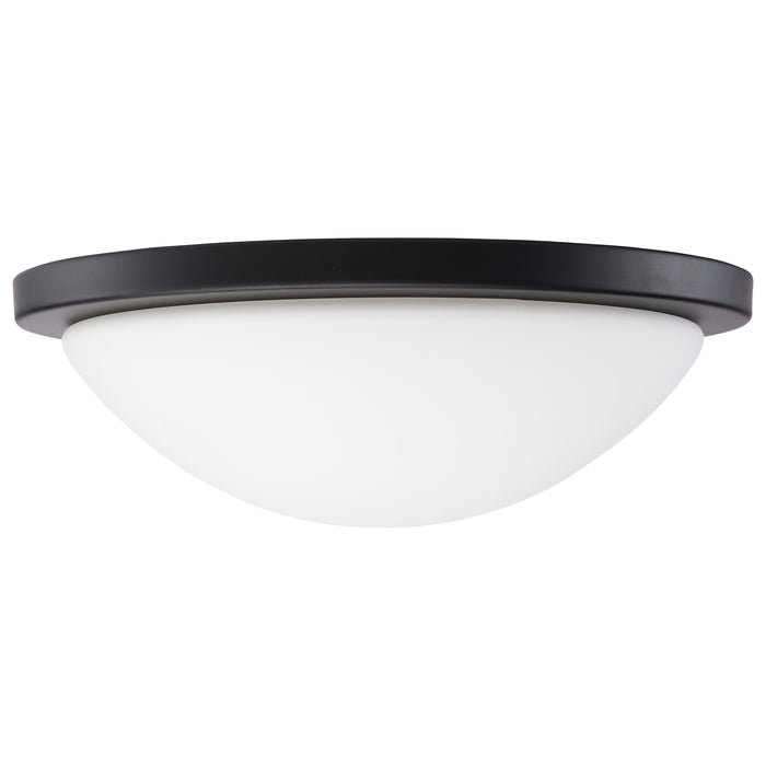 SATCO/NUVO Button 13 Inch LED Flush Mount Fixture Matte Black Finish CCT Selectable 3000K/4000K/5000K 120V (62-1943)