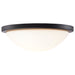 SATCO/NUVO Button 13 Inch LED Flush Mount Fixture Matte Black Finish CCT Selectable 3000K/4000K/5000K 120V (62-1943)