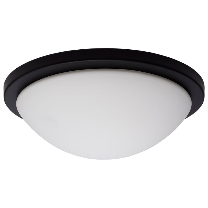SATCO/NUVO Button 13 Inch LED Flush Mount Fixture Matte Black Finish CCT Selectable 3000K/4000K/5000K 120V (62-1943)