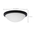 SATCO/NUVO Button 13 Inch LED Flush Mount Fixture Matte Black Finish CCT Selectable 3000K/4000K/5000K 120V (62-1943)