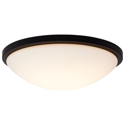 SATCO/NUVO Button 17 Inch LED Flush Mount Fixture Matte Black Finish CCT Selectable 3000K/4000K/5000K 120V (62-1944)