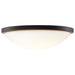 SATCO/NUVO Button 17 Inch LED Flush Mount Fixture Matte Black Finish CCT Selectable 3000K/4000K/5000K 120V (62-1944)