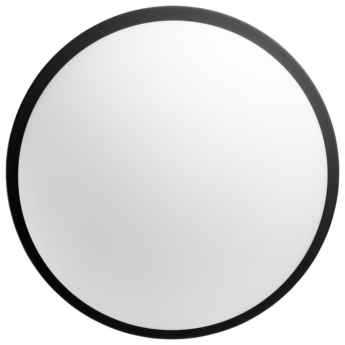 SATCO/NUVO Button 17 Inch LED Flush Mount Fixture Matte Black Finish CCT Selectable 3000K/4000K/5000K 120V (62-1944)