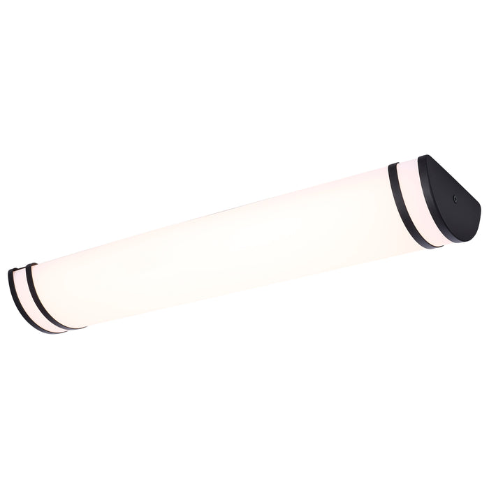 SATCO/NUVO Glamour LED 25 Inch Vanity CCT Selectable 2700K/3000K/3500K/4000K/5000K Black Finish (62-1971)