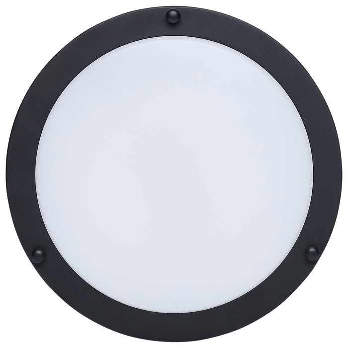 SATCO/NUVO Glamour LED 10 Inch Flush Mount CCT Selectable 2700K/3000K/3500K/4000K/5000K Black Finish (62-1975)